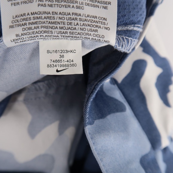 Nike Golf Shorts Mens 36 Blue Camo Dri Fit Flat Front Stretch Modern Fit Chino - Picture 9 of 9